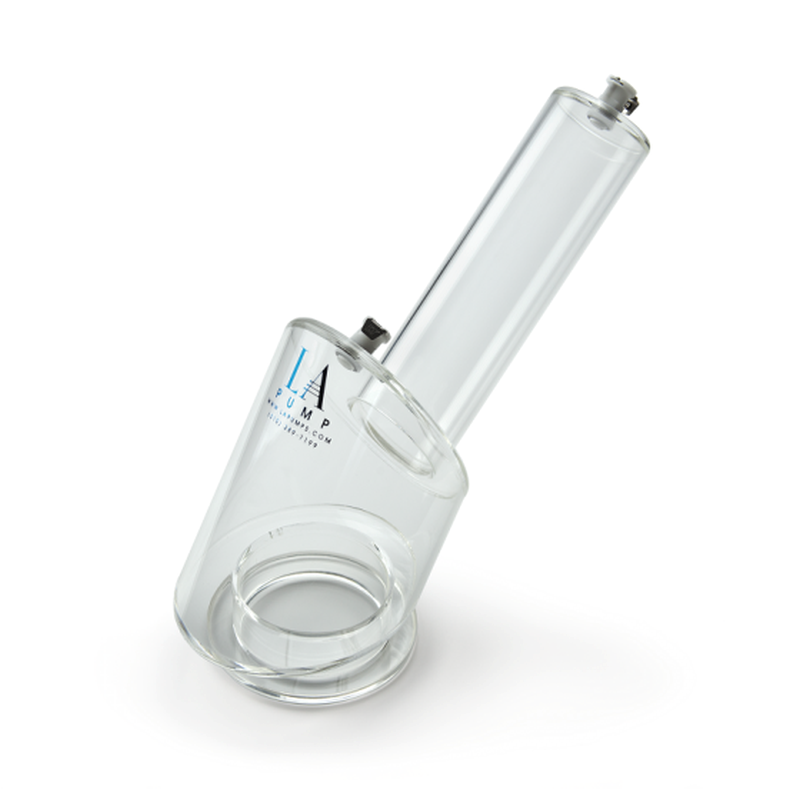 LA Pumps Two Valve Penis and Ball Enlarger Cylinder Dual Chamber - - Penis Pumps And Stretchers