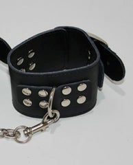 LeatherCreations Wrist Restraints with Adjustable Buckle - - Cuffs and Restraints