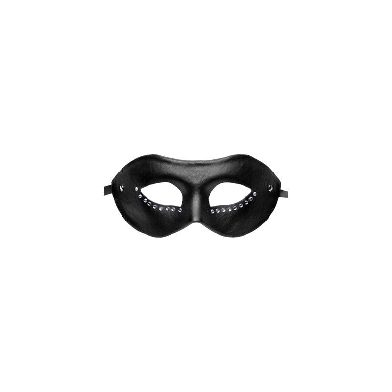 XR Brands Luxoria Masquerade Mask Crystal Embellished Design - - Masks And Blindfolds