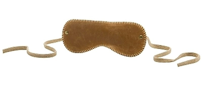 Shots Toys Ouch! Eyemask Brown Bondage Eyemask for Sensory Deprivation - - Masks And Blindfolds