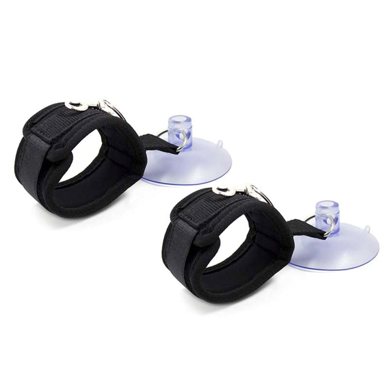 Sportsheets Sex In The Shower Thigh Cuffs With Suction Cups Waterproof - - Cuffs and Restraints