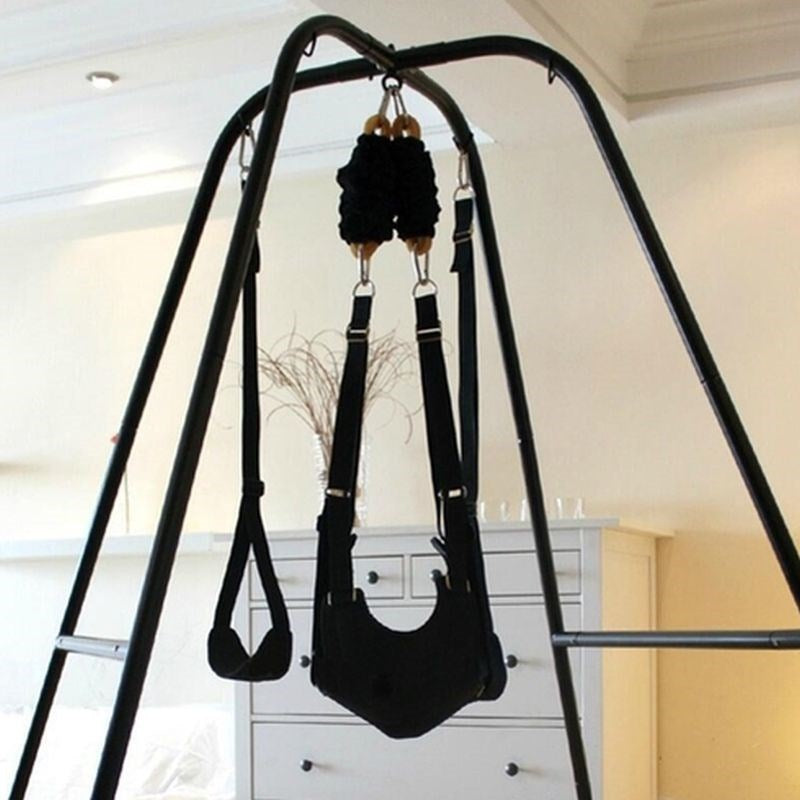 BDStyle Toughage Fantasy Swing Stand Steel Frame for Sexual Positioning - - Sex Swings And Slings