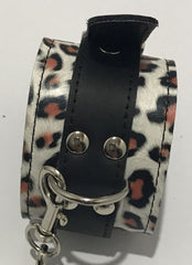Wild Leopard Print Wrist Cuffs - - Cuffs and Restraints