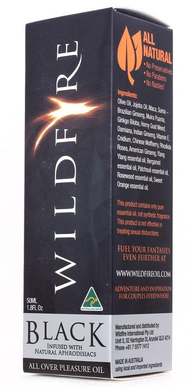 Wildfire International Pleasure Oil Black Aphrodisiac Enhancement - - Sex Pheromones and Perfumes