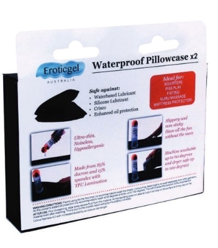 Eroticgel Waterproof Pillowcase Set Premium Bedroom Protection - - Sex Furniture