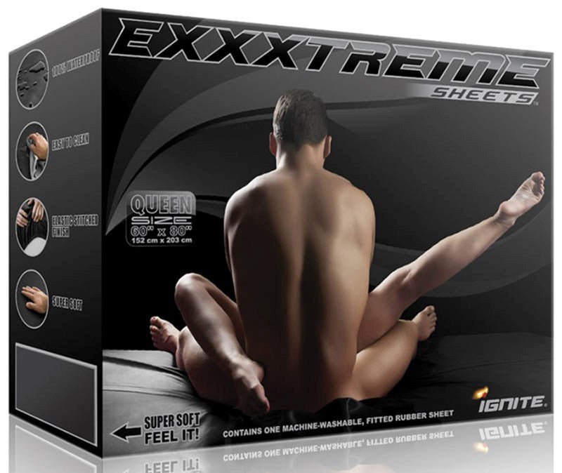 SI Novelties Exxxtreme Sheets Bed Sheets Waterproof Rubber - - Sex Furniture