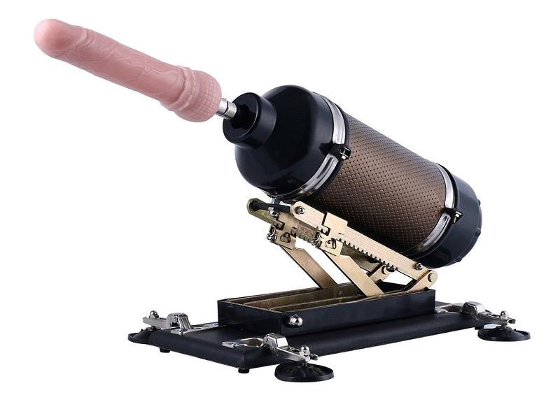 BDStyle Golden Machine Gun Sex Machine with Adjustable Thrusting Action - - Sex Machines