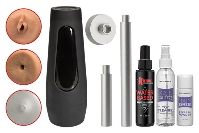 Doc Johnson Kink Power Banger Fuck Hole Accessory Pack 10 piece Kit Complete - - Sex Machines