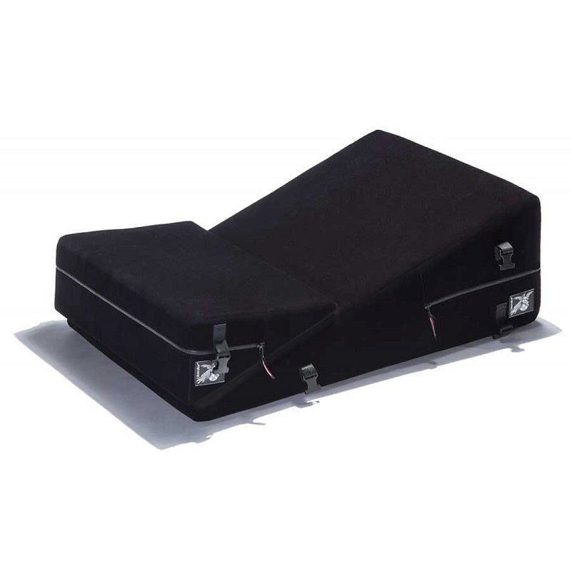 Liberator Black Label Wedge Ramp Combo Black with Restraint Options - - Sex Furniture
