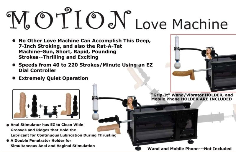 Myworld Motion Love Machine (220V 240V) Automated Thrusting Sex Machine - - Sex Machines
