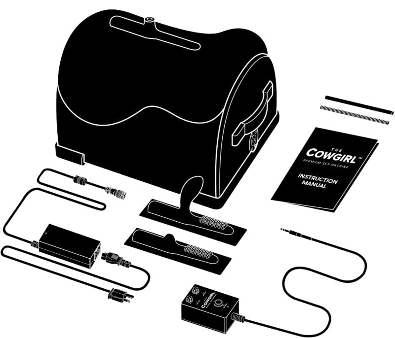 The Cowgirl Premium Sex Machine with 1200 RPM Motor and App Control - - Sex Machines