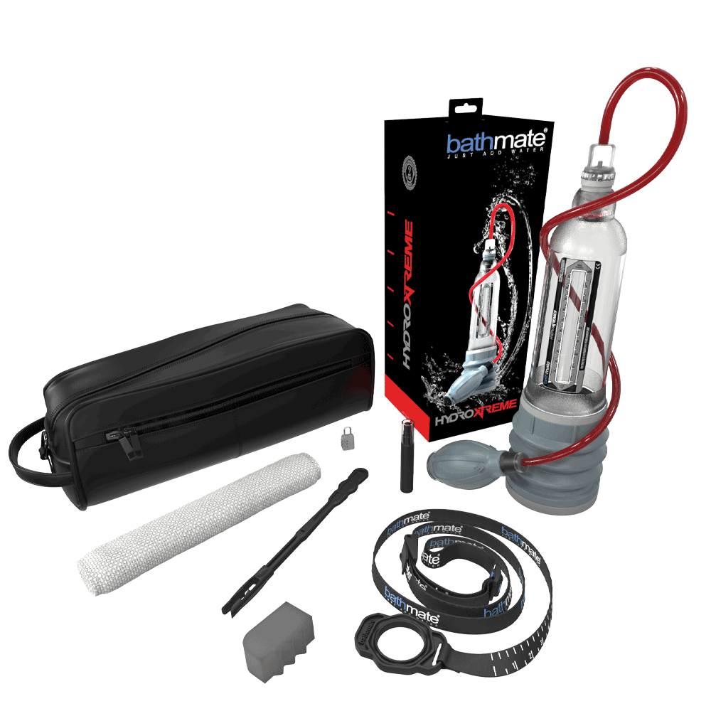 Bathmate Hydroxtreme9 Hydro Penis Pump and Kit Clear Advanced Enhancement - - Penis Pumps And Stretchers