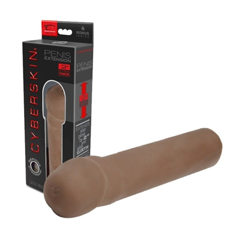 Topco CyberSkin 2 Inch Xtra Thick Transformer Penis Extension Length Girth - - Penis Sleeves and Extenders