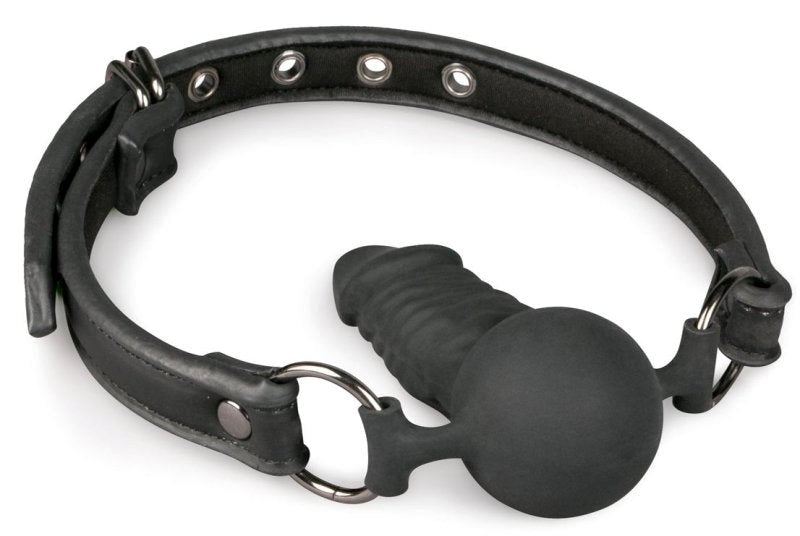Easytoys Easy Toys Gag with Silicone Dong Adjustable Strap - - Bondage Gags and Bits