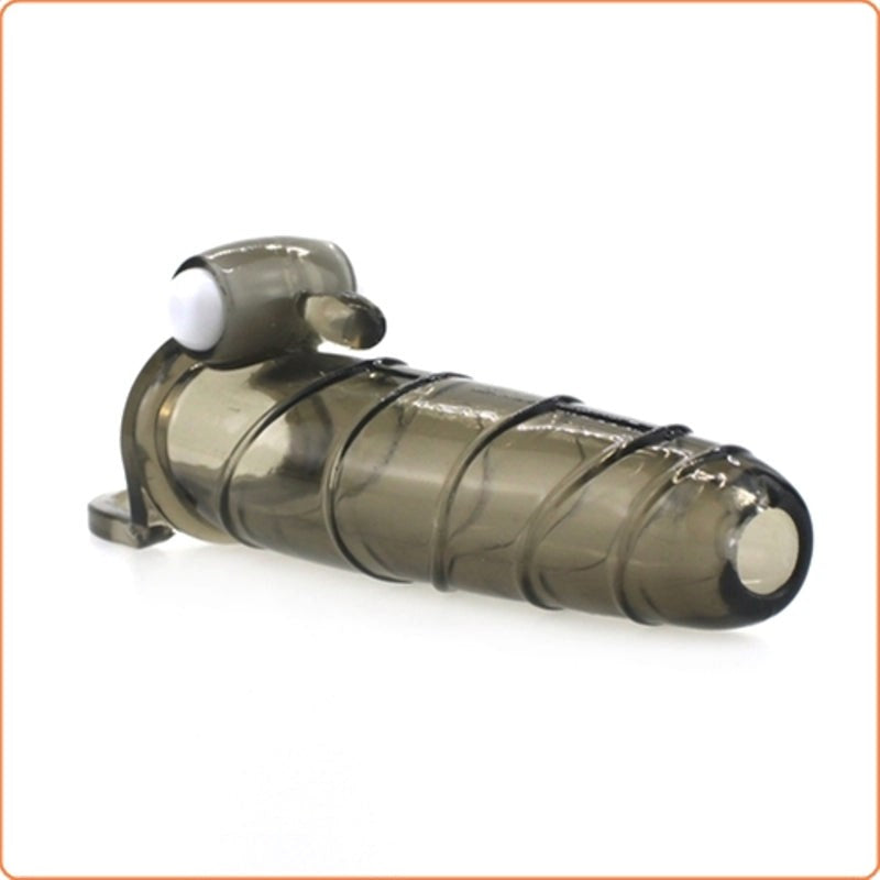 BDStyle EVE Vibration Crystal Penis Sleeve with Crystal Texture Vibration - - Penis Sleeves and Extenders