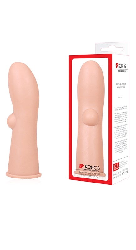 Kokos Extreme Realistic Mens Penis Sleeve 1 with Beaded Texture Enhancement - - Penis Sleeves and Extenders