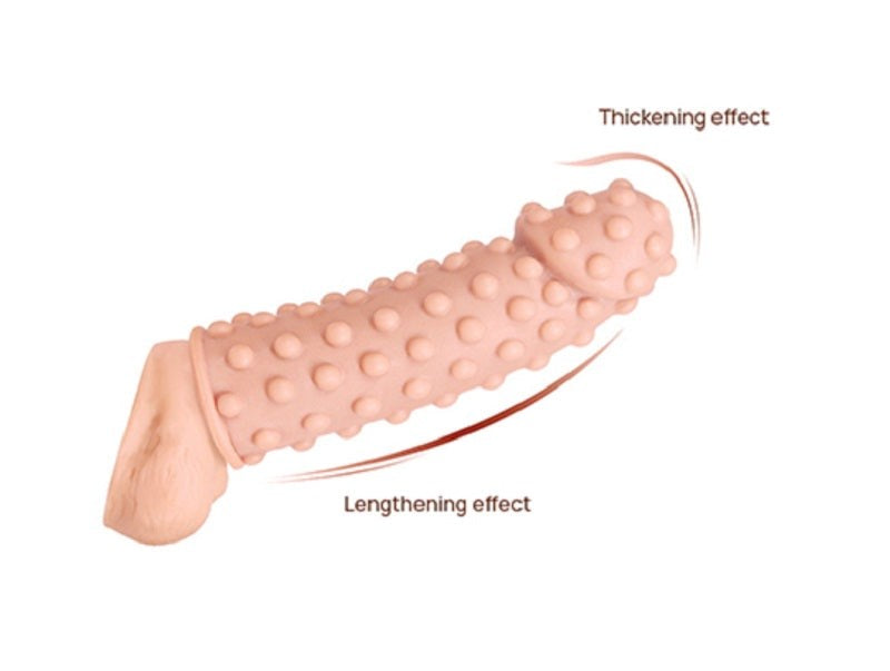 Kokos Extreme Sleeve 2 Penis Extension with G Spot Stimulation - - Penis Sleeves and Extenders