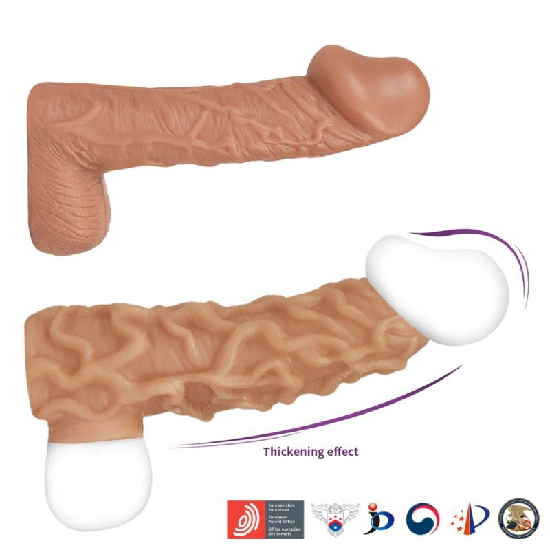 Kokos Nude Mens Penis Development Sleeve 4 Open Ended Design Enhancement - - Penis Sleeves and Extenders