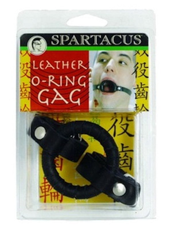 Spartacus Enterprises O Ring Gag With D Ring Closure Made in USA - - Bondage Gags and Bits