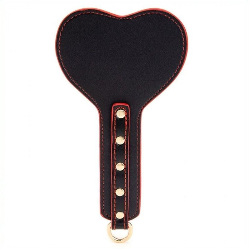 BDStyle Pleasure Spanking Heart Paddle Faux Leather Impact Sex Toy - - Paddles And Slappers
