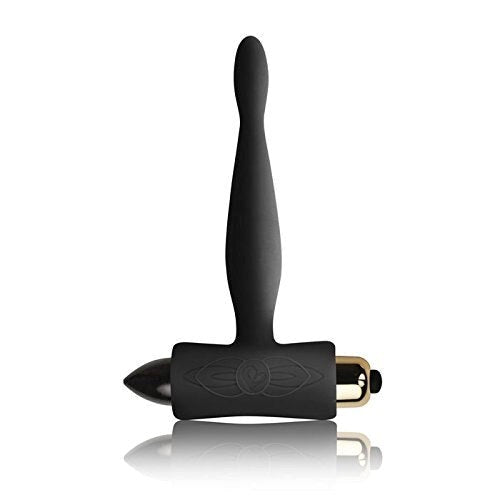 Rocks Off Petite Sensations Teazer Anal Vibrator Black with 7 Vibration Modes - - Butt Plugs