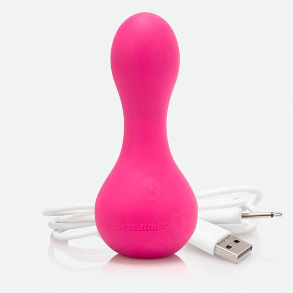 Screaming O Rechargeable moove Vibrator Pink Waterproof Multiple Speeds - - Personal Massagers