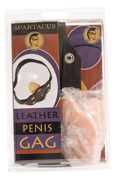 Spartacus Enterprises Single Penis Gag with Adjustable D Ring Closure - - Bondage Gags and Bits