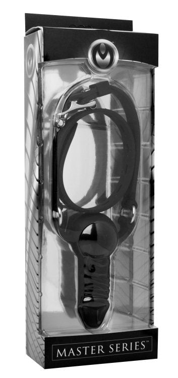 XR Brands Suppressor Silicone Face Banger Gag with Removable Penis - - Bondage Gags and Bits