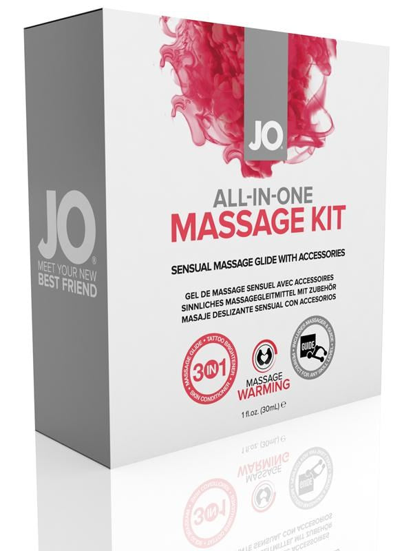 System Jo System JO All In One Warming Massage Glide Kit 3x30ml Triple Pack - - Massage Oils and Lubricants