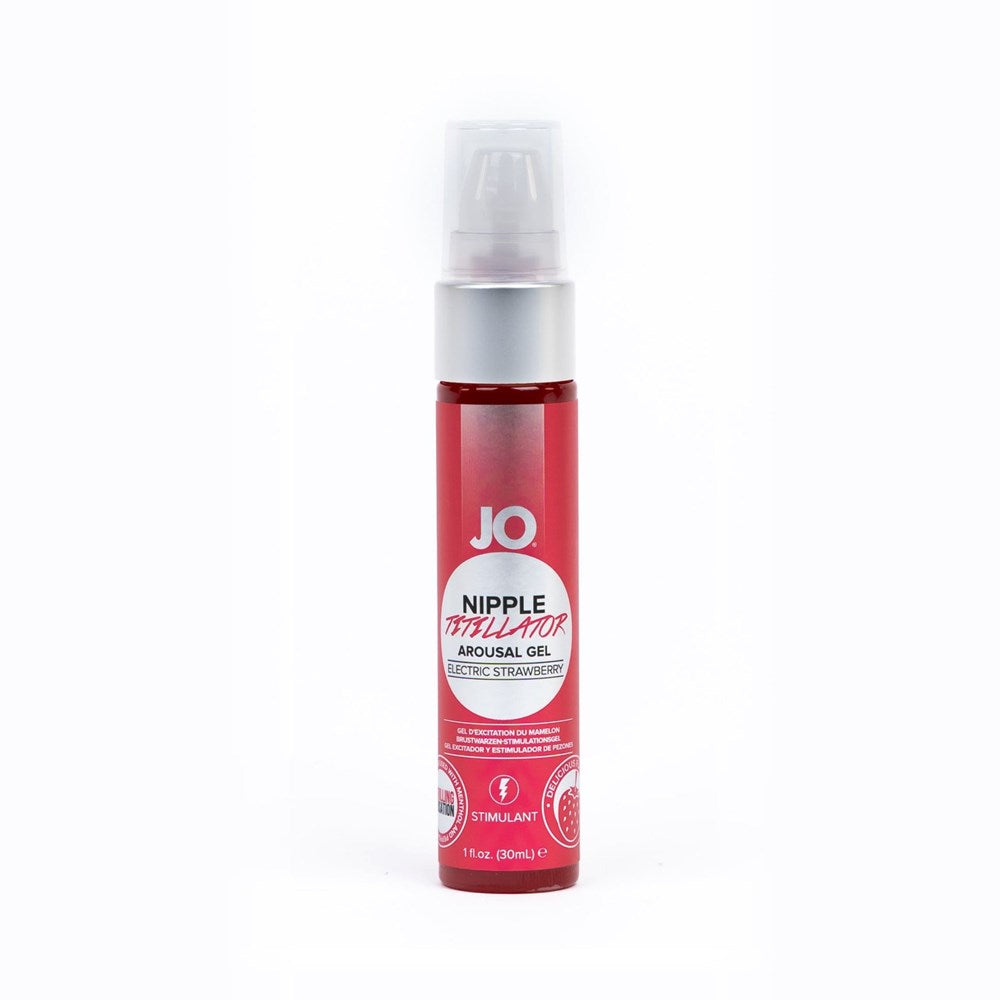 System Jo Nipple Titillator Arousal Gel Strawberry 30ml Cooling Sensation - - Water Based Lubes