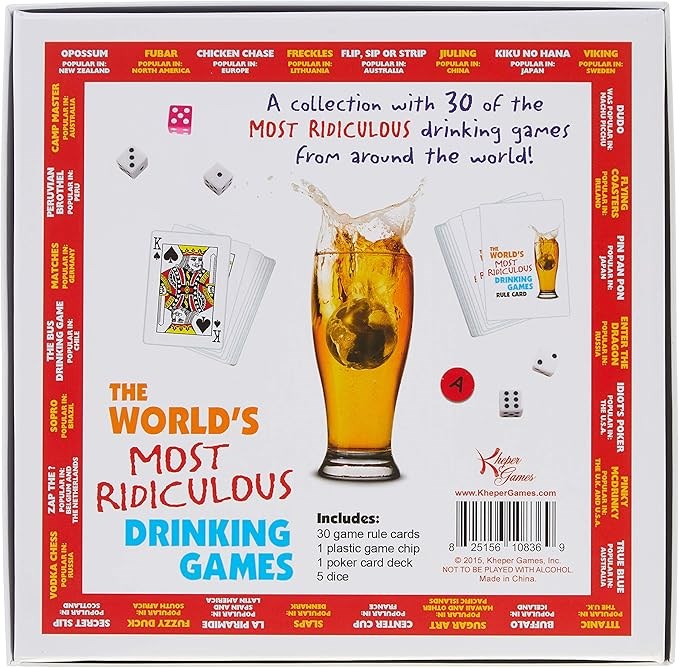 Kheper Games Worlds Most Ridiculous Drinking Sex Games Adult Party Set - - Sex Games, Coupons and Tricks