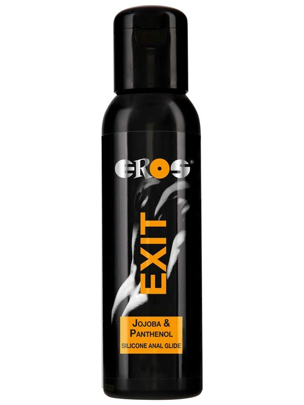 Eros EXIT Silicone Anal Glide Jojoba and Panthenol Lubricant 250ml Premium Formula - - Anal Lubes