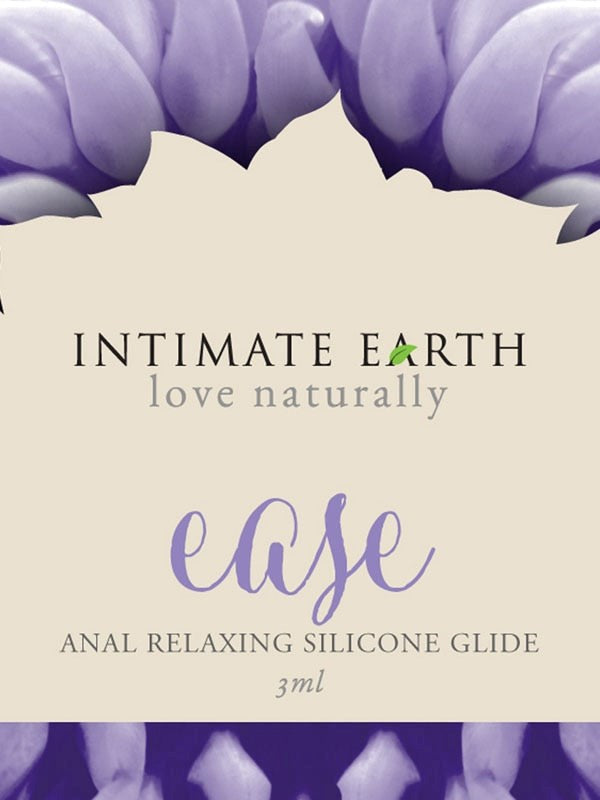 Intimate Earth Ease Relaxing Anal Silicone 3ml Foil with Bisabolol Extract - - Anal Lubes