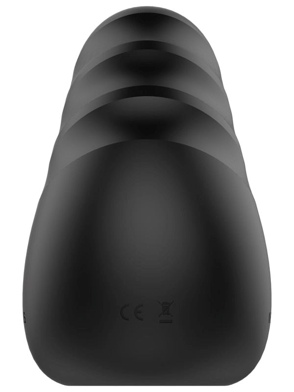 Nexus Sex Toys ECLIPSE Vibrating and Stroking Male Masturbator Black - - Masturbators and Strokers