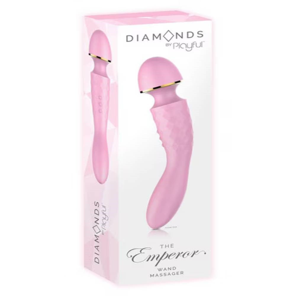 Evolved Playful Diamonds The Emperor Body Wand Massager Flexible Neck Wand - - Body Wands