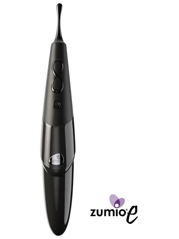 Zumio E Ebony Clitoral Stimulator with SpiroTIP Rotating Technology - - Clit Ticklers and Pulsators