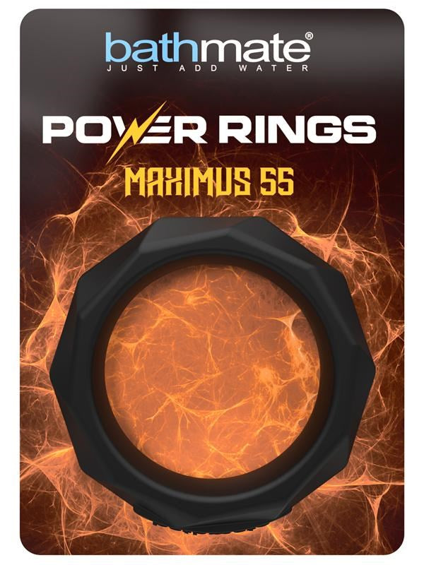 Bathmate Power Ring Maximus 55mm Cock Ring Enhanced Erection Support - - Cock Rings