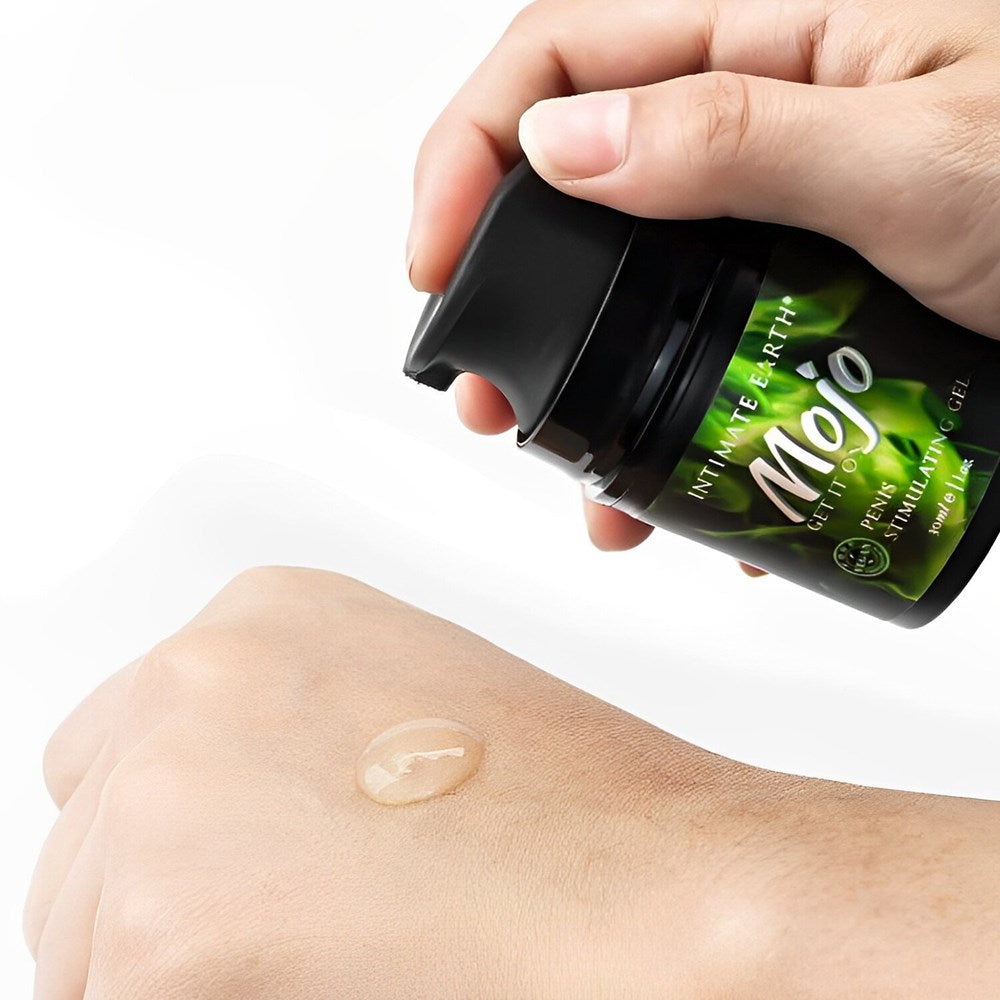 Mojo Niacin and Ginseng Penis Stimulating Gel 1oz Enhances Arousal - - Massage Oils and Lubricants