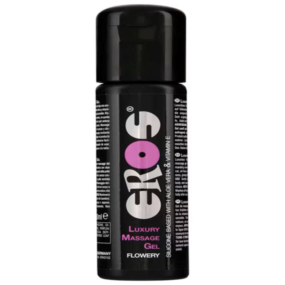 Eros Luxury Flavoured Massage Gel 100 ml Silicone Based Formula - - Bath and Intimate Fragrances