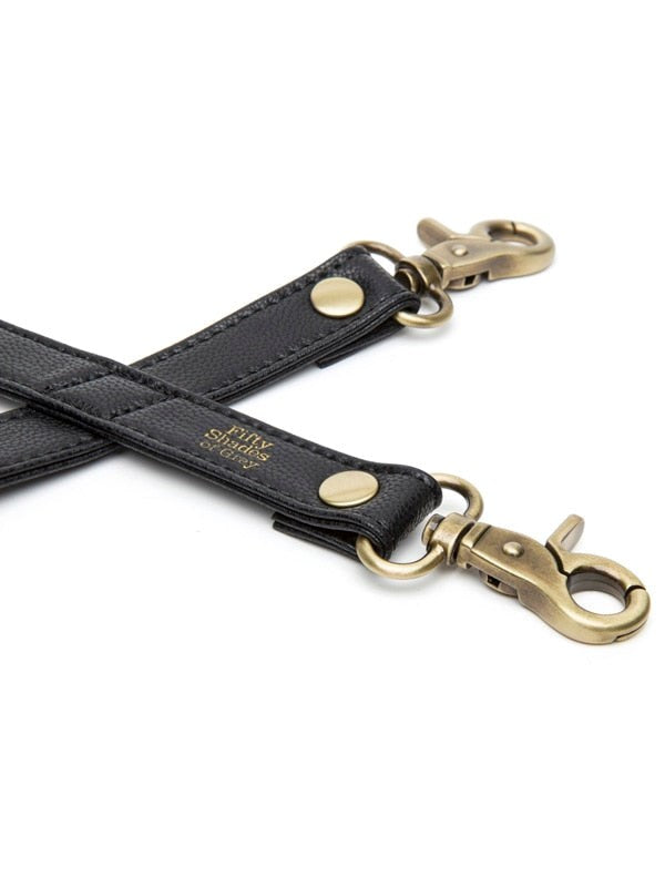 Love Honey Fifty Shades of Grey Bound to You Faux Leather Hog Tie - - Cuffs and Restraints