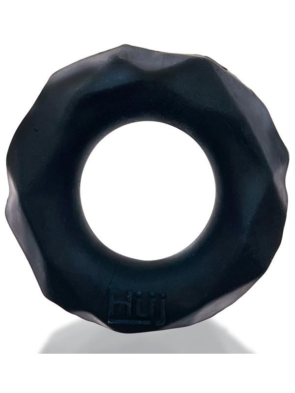 Hunkyjunk Fractal Tactile Cock Ring Tar Ice Textured Performance Enhancement - - Cock Rings