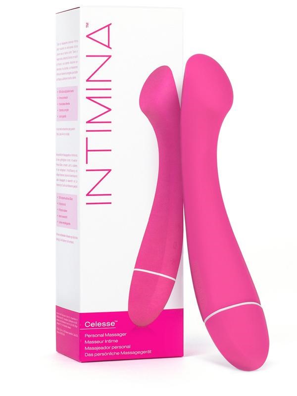 Intimina Celesse Personal Massager G Spot Vibrator Curved Tip - - Personal Massagers