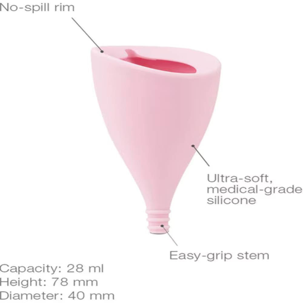 Intimina Lily Ultra Smooth Menstrual Cup Medical Grade Silicone - - Menstrual Cups