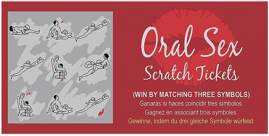 Kheper Games Oral Sex Scratch Tickets 8 Games - - Sex Games, Coupons and Tricks