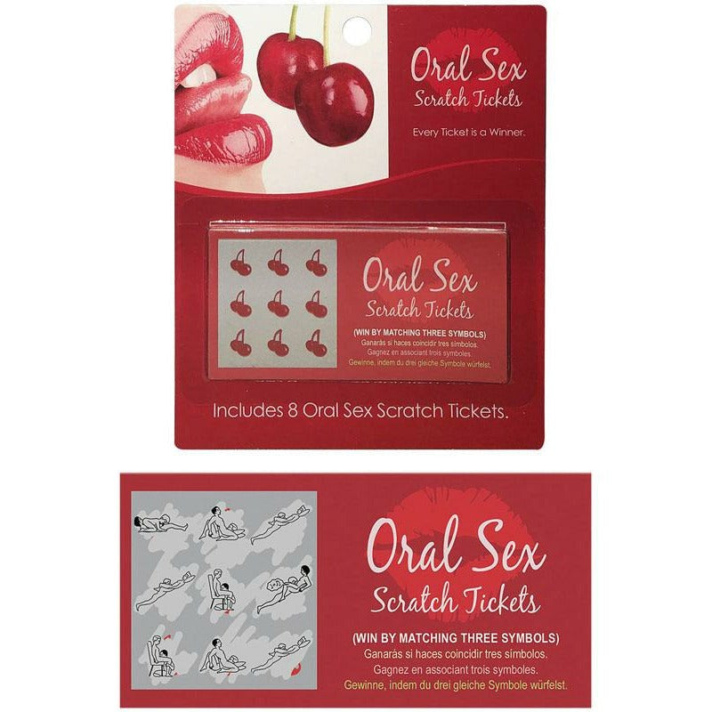 Kheper Games Oral Sex Scratch Tickets 8 Games - - Sex Games, Coupons and Tricks
