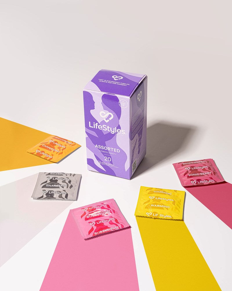 LifeStyles ASSORTED Condoms 20s - - Condoms