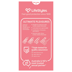 LifeStyles ULTIMATE Pleasures Condoms 20s - - Condoms