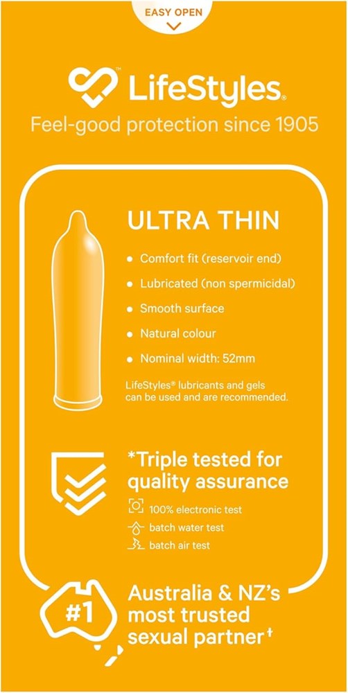 LifeStyles ULTRA THIN Condoms 20s - - Condoms