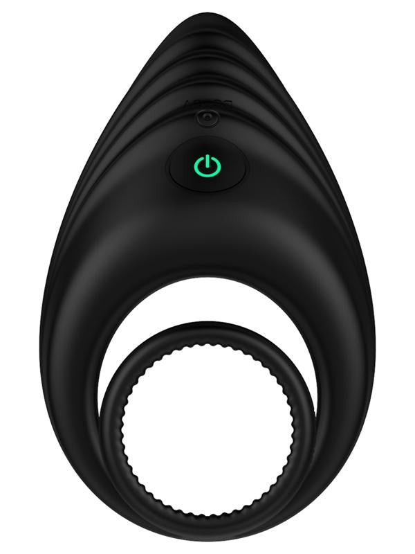 Nexus Sex Toys ENHANCE Vibrating Cock and Ball Ring Black USB Rechargeable - - Vibrating Cock Rings