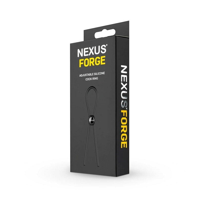 Nexus Sex Toys Forge Single Non vibrating Cock Ring with Adjustable Fit - - Cock Rings